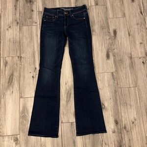 Women's American Eagle Super Stretch Flare Jeans Size 4 Long